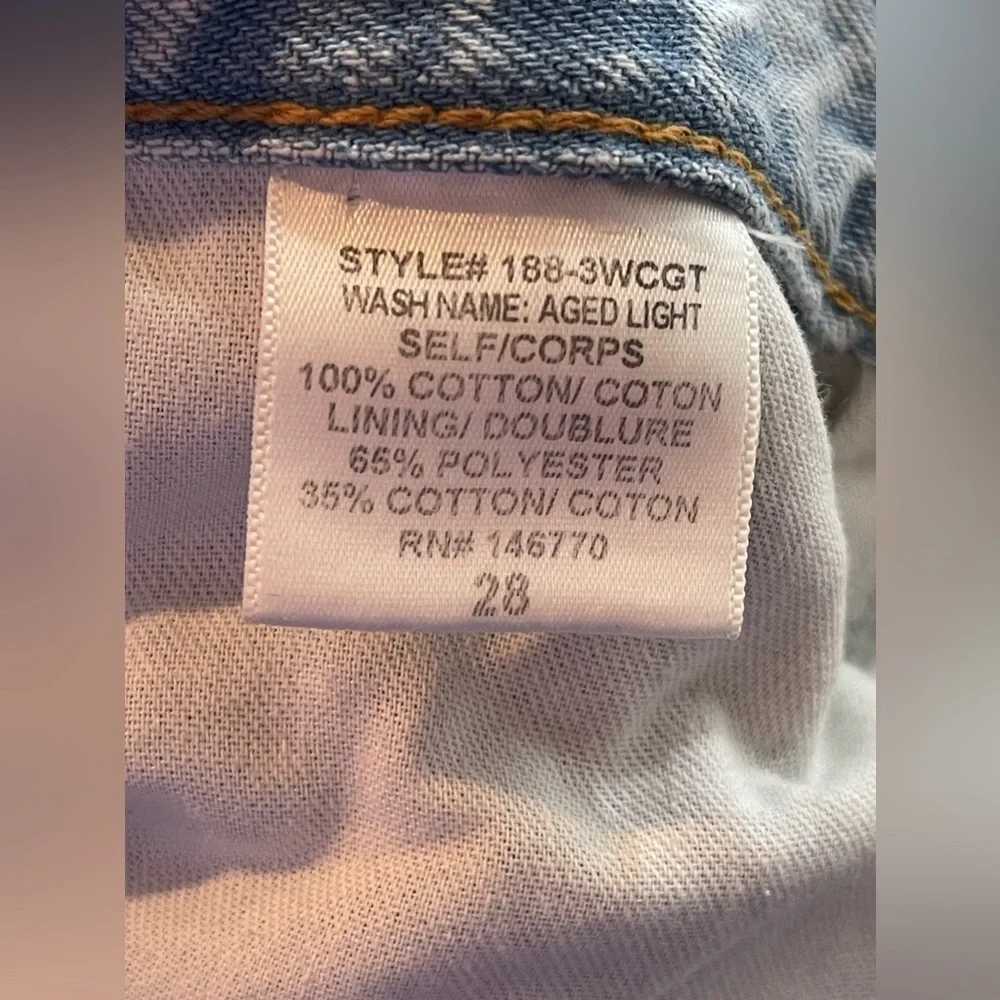 RE/DONE Jeans Women’s Size‎ 28 Originals 50s Cigarette in Aged Light